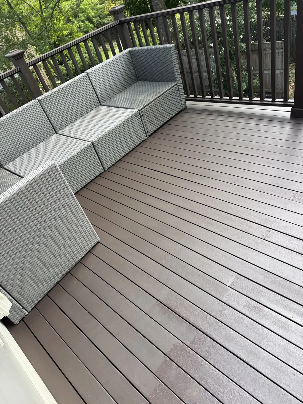 Deck Refinishing — Finished Surface